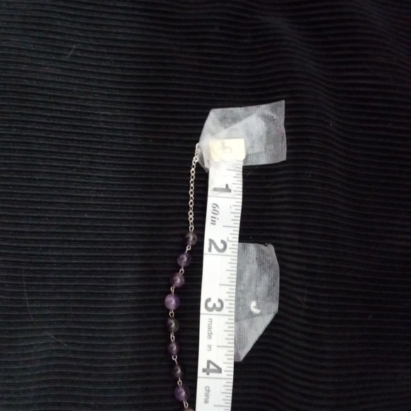 925 amethyst rosary bracelet with crucifix - Picture 13 of 13